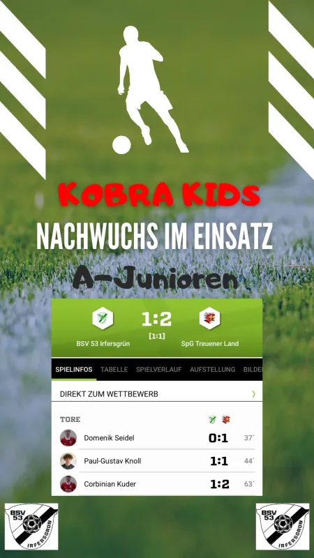 Wieder keine Punkte für unsere A-Jugend🟢⚪️⚽️